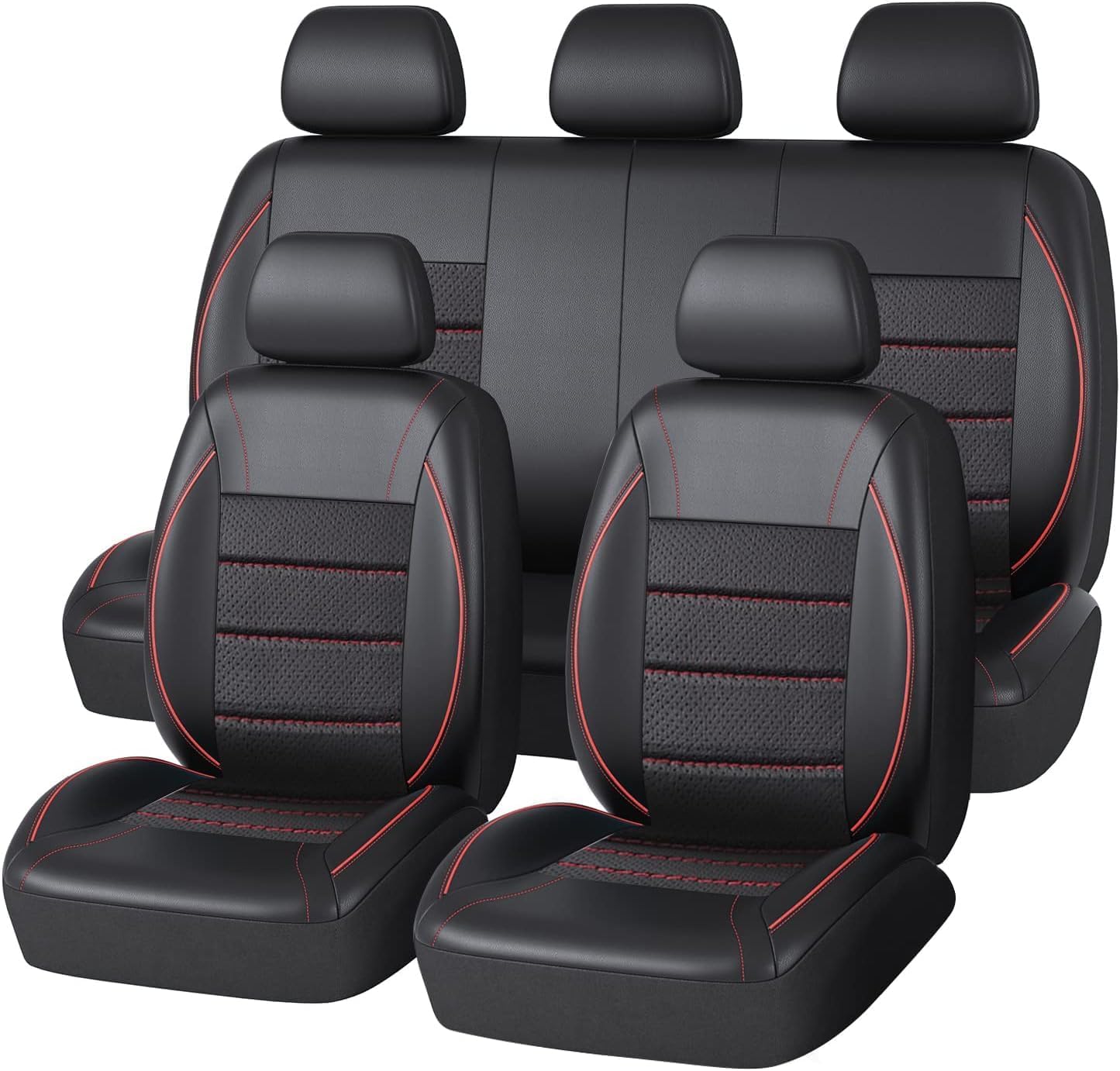 Universal Fit Leather Car Seat Cover Set