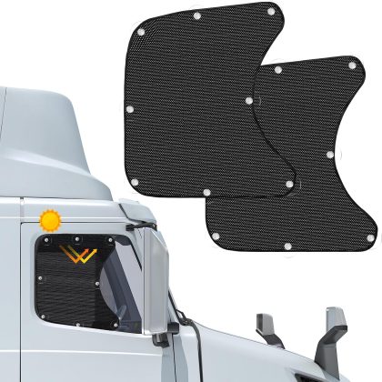 Side Window Sunshades for Semi-Truck