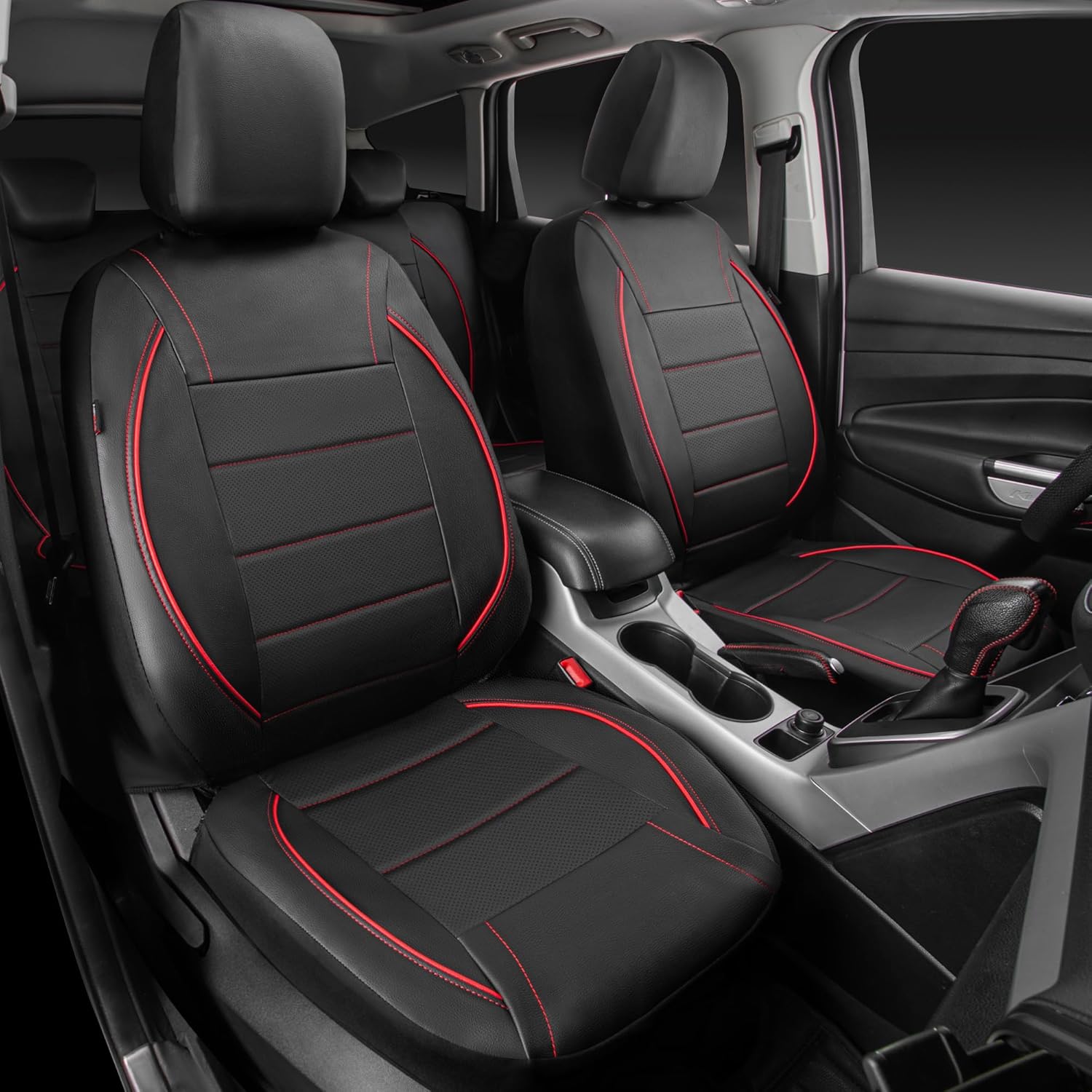 Universal Fit Leather Car Seat Cover Set - Image 3